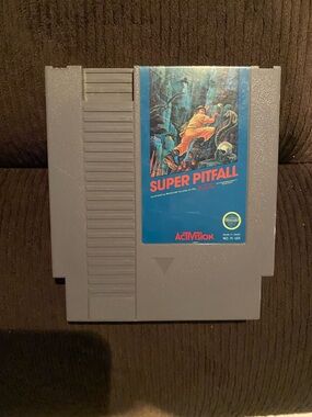 Original  Super Pitfall NES Game Cartridge